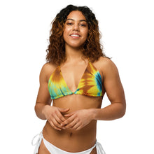 Cargar imagen en el visor de la galería, Tie-Dye string bikini top