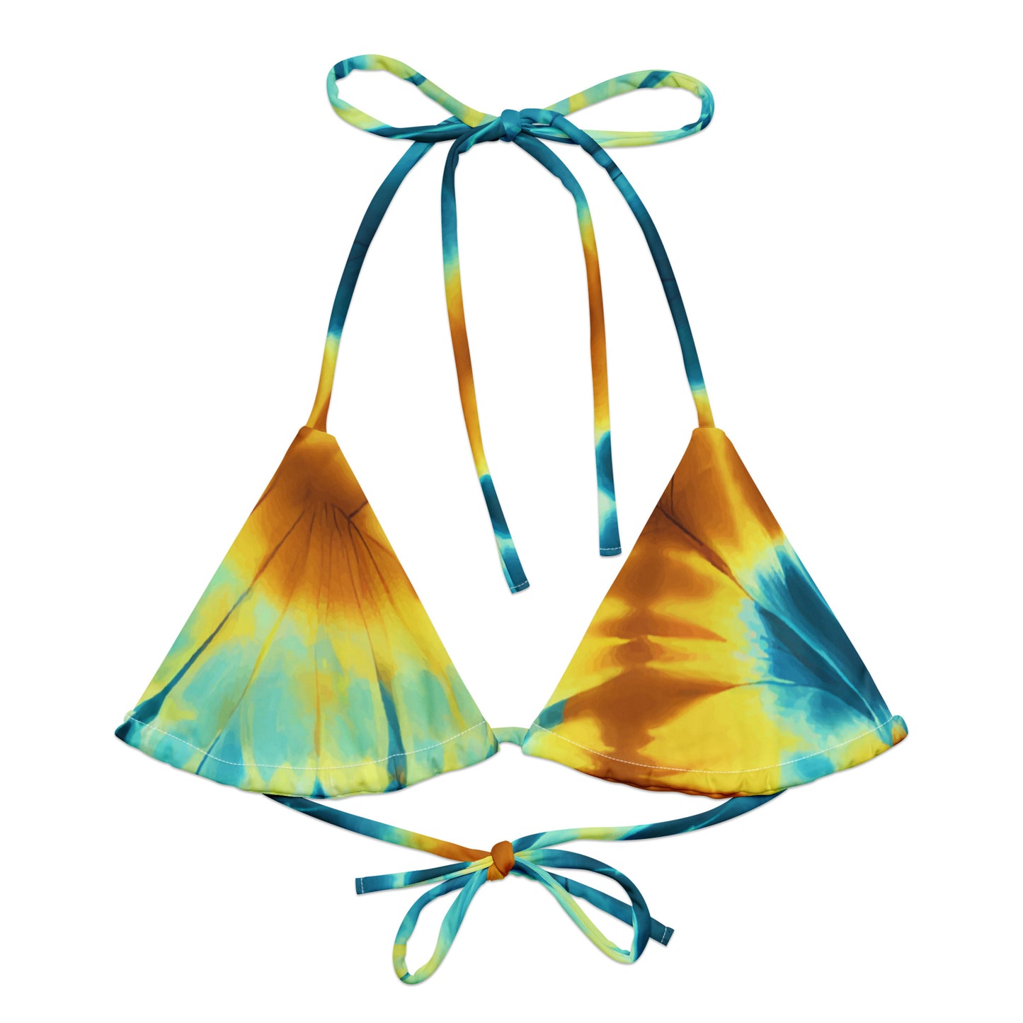 Tie-Dye string bikini top