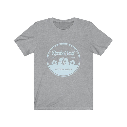 Unisex Jersey Short Sleeve Tee - Blue Flowers