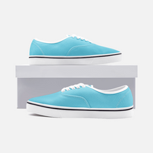 Carica l'immagine nel visualizzatore di Gallery, Unisex Canvas Low Cut Loafer Sneakers - Light Blue