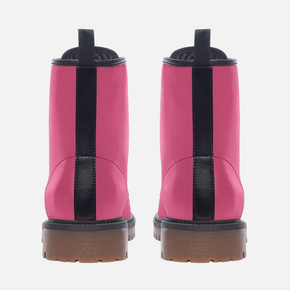 Casual Leather Lightweight boots MT - Pink