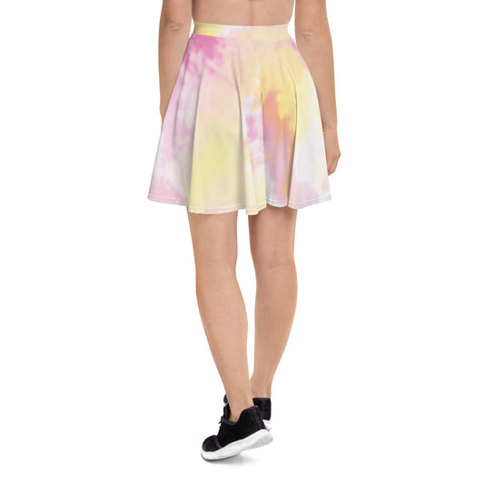 Skater Skirt - Pink/Yellow Tie Dye