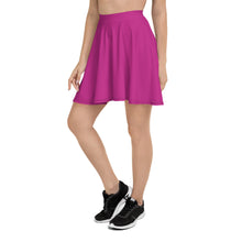 Load image into Gallery viewer, Plain Skater Skirt - Fuchsia