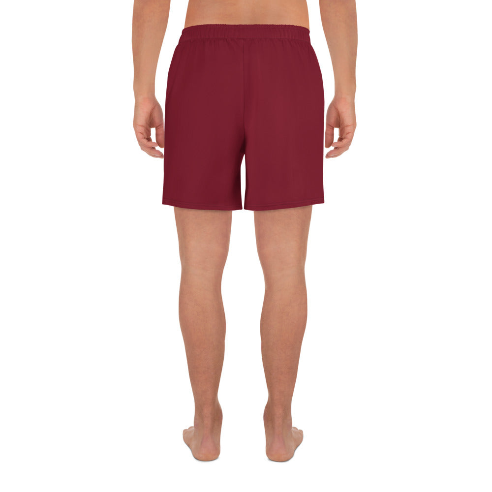 Men's Athletic Long Shorts - Brick