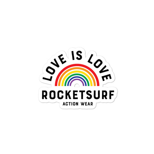 Bubble-free stickers - Love Is Love