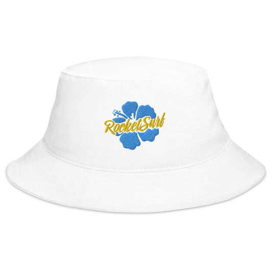 Bucket Hat Blue Flower
