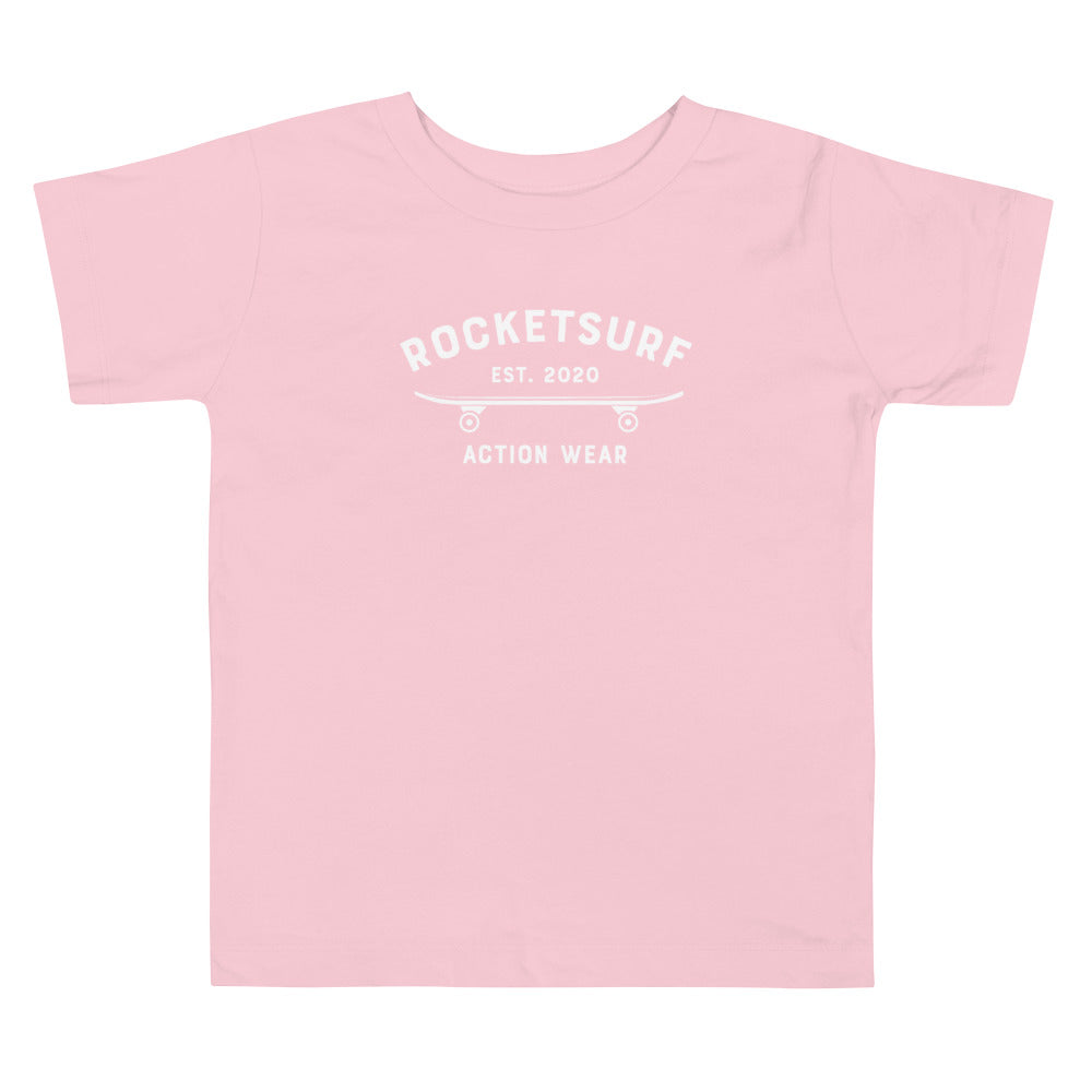 Toddler Short Sleeve Tee - RocketSurf Skate Club White Lettering