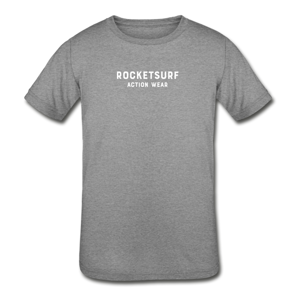 Kids' Tri-Blend T-Shirt - RocketSurf Logo - heather gray