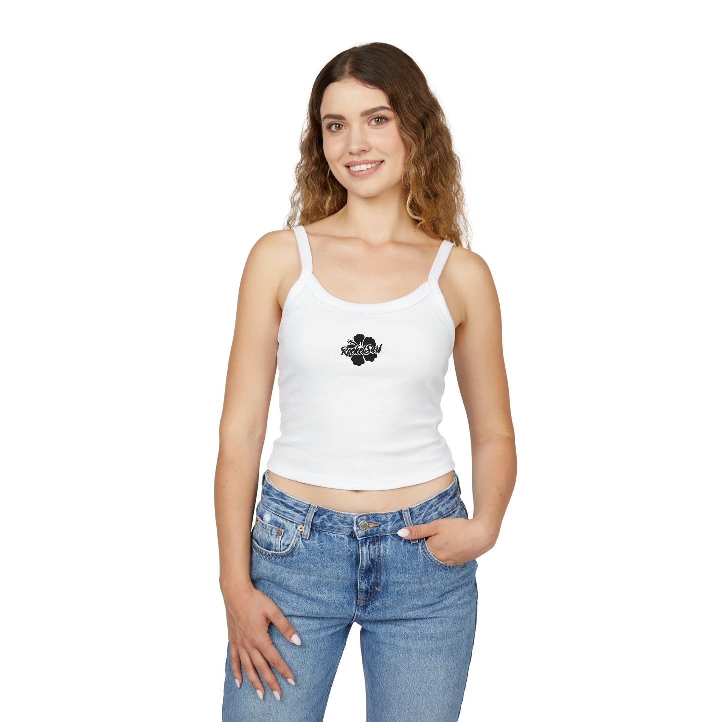 Hibiscus Logo Cropped Tank Top