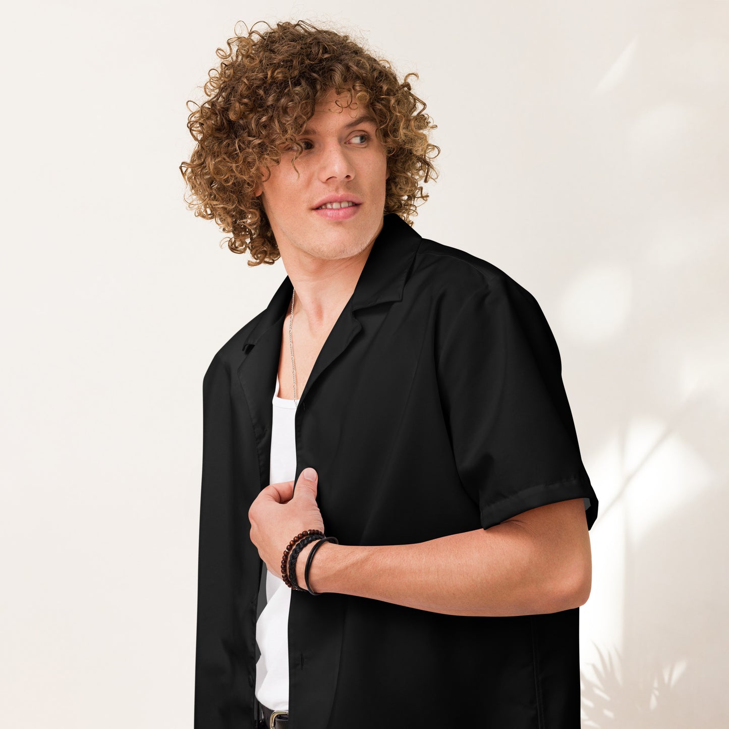 Unisex button shirt - Black