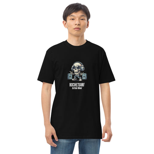 Skeletunes RocketSurf Men’s premium heavyweight tee