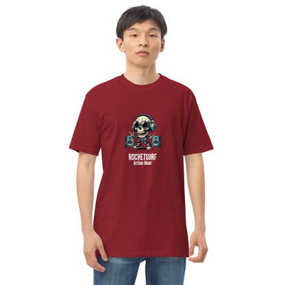 Skeletunes RocketSurf Men’s premium heavyweight tee