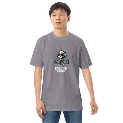 Skeletunes RocketSurf Men’s premium heavyweight tee