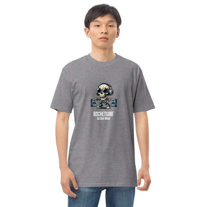 Skeletunes RocketSurf Men’s premium heavyweight tee