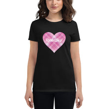 Load image into Gallery viewer, Tartan Heart Women&#39;s short sleeve t-shirt