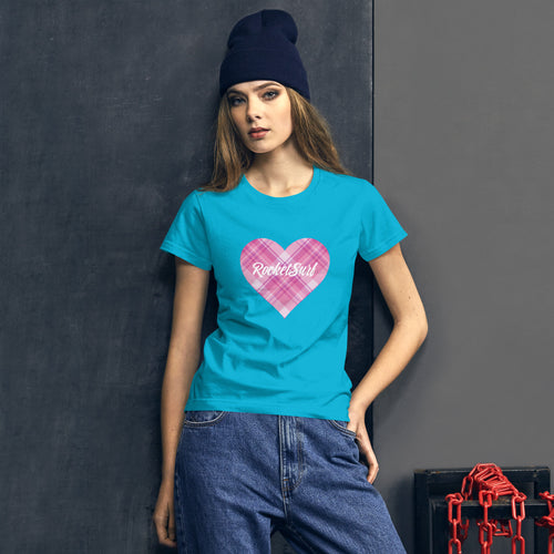 Tartan Heart Women's short sleeve t-shirt