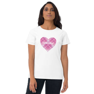 Tartan Heart Women's short sleeve t-shirt