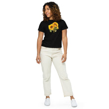 Load image into Gallery viewer, Sunflowers Women’s high-waisted t-shirt