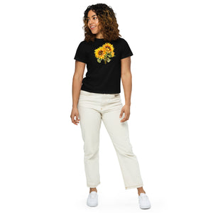 Sunflowers Women’s high-waisted t-shirt