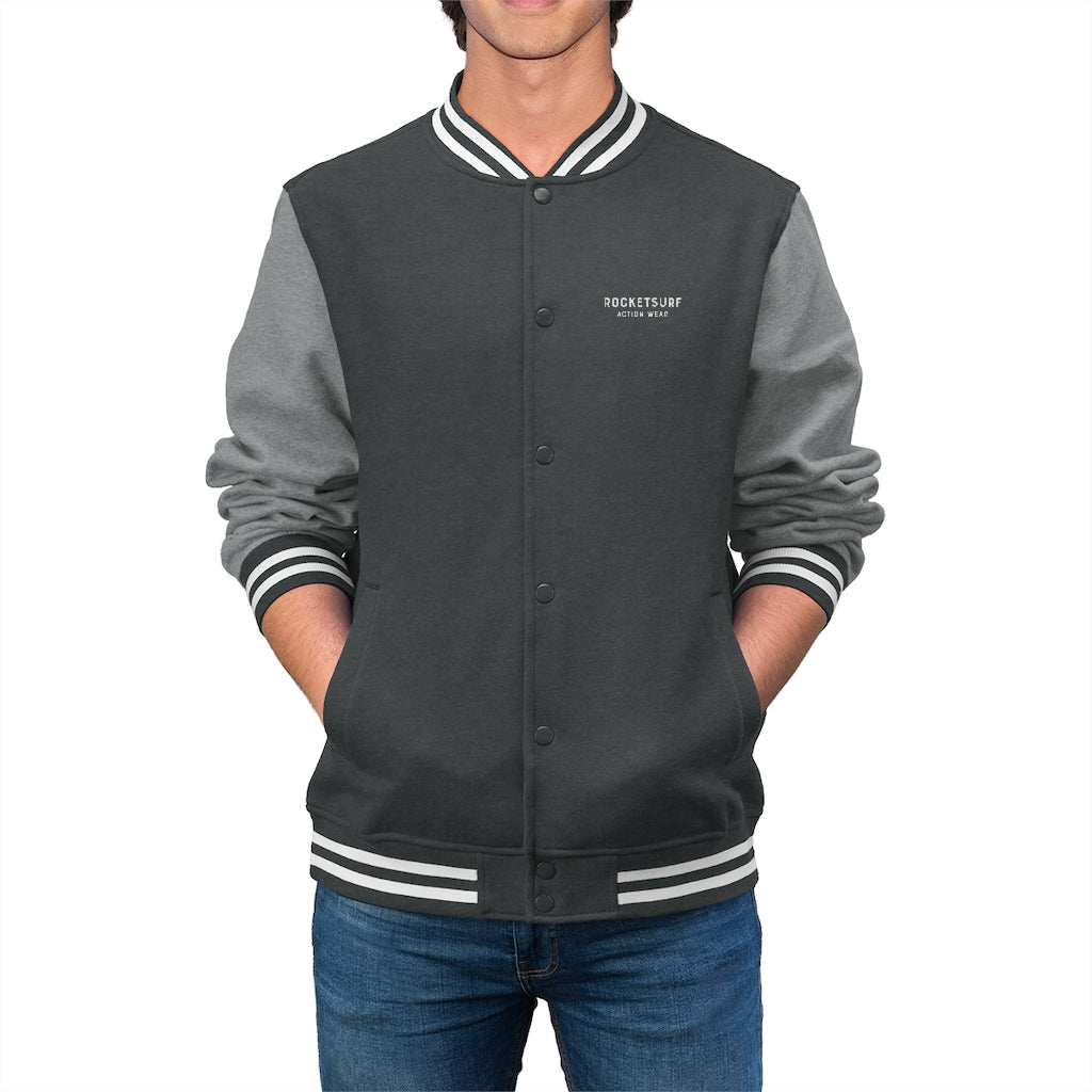 Men's Varsity Jacket - RocketSurf Logo