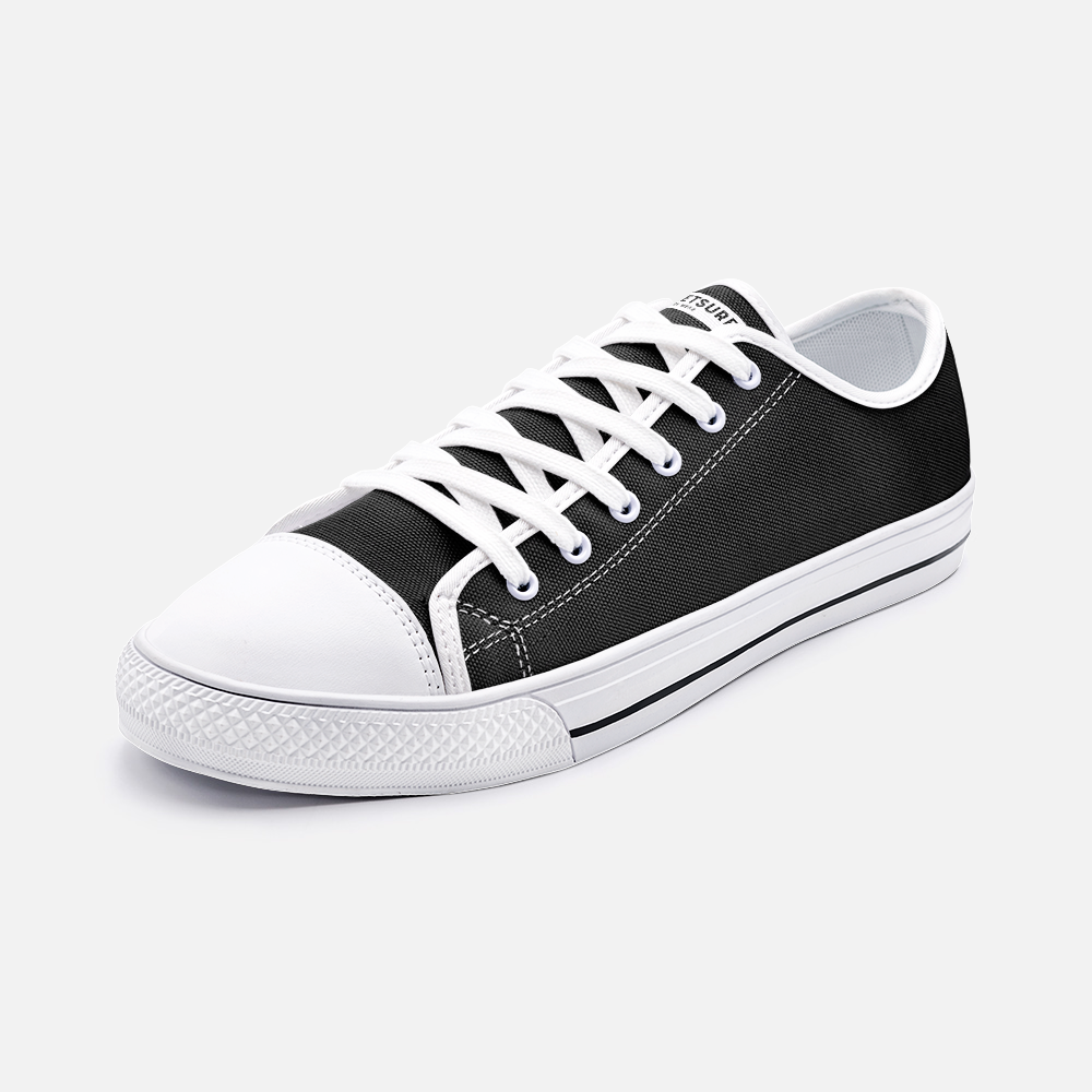 Unisex Low Top Canvas Shoes - Shadow