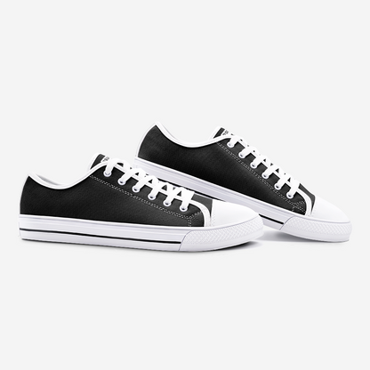 Unisex Low Top Canvas Shoes - Shadow