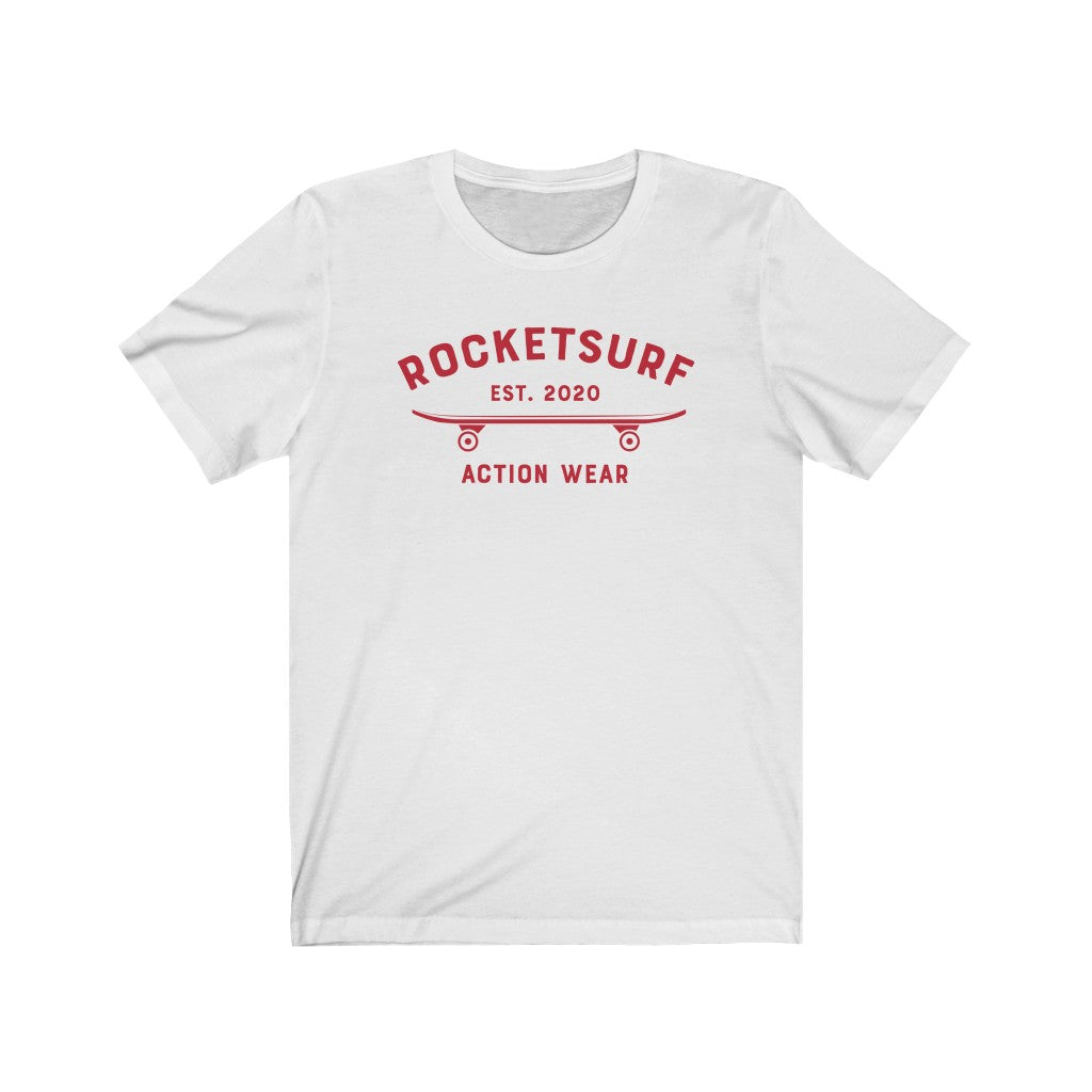 RocketSurf Red Skate Club Unisex Short Sleeve Tee
