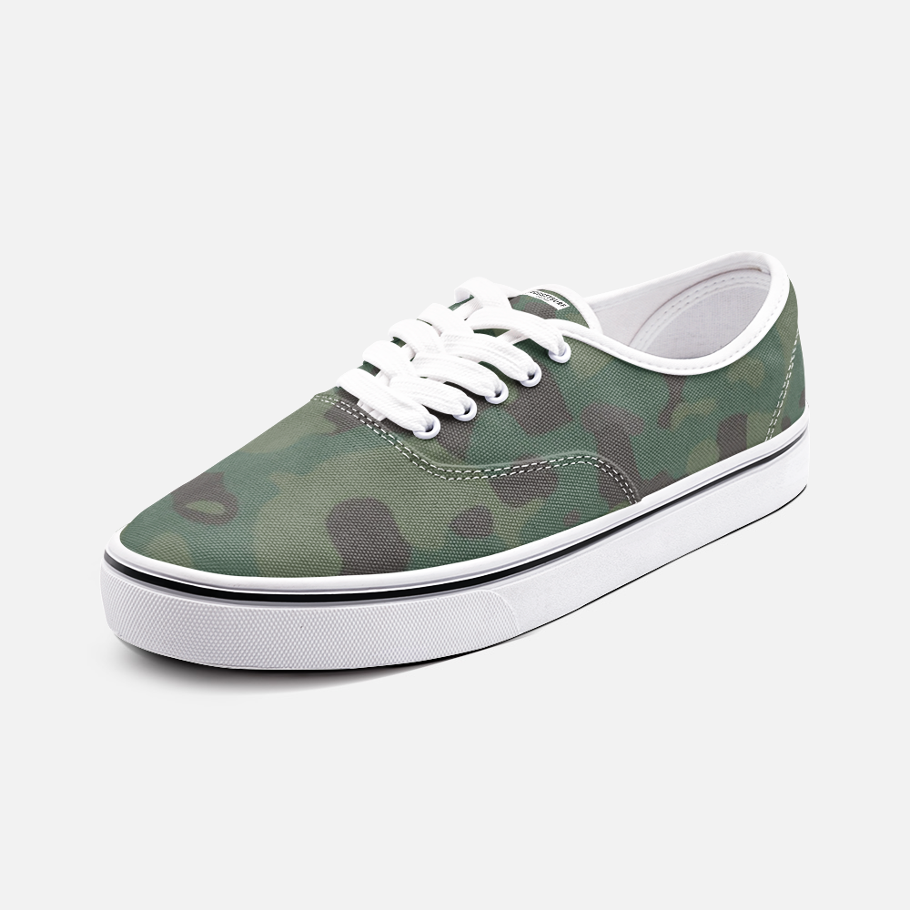 Unisex Canvas Low Cut Loafer Sneakers - Camouflage