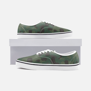 Unisex Canvas Low Cut Loafer Sneakers - Camouflage