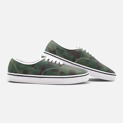 Unisex Canvas Low Cut Loafer Sneakers - Camouflage
