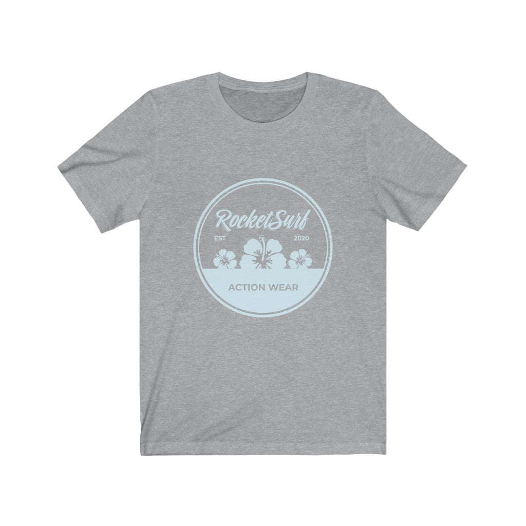 Unisex Jersey Short Sleeve Tee - Blue Flowers