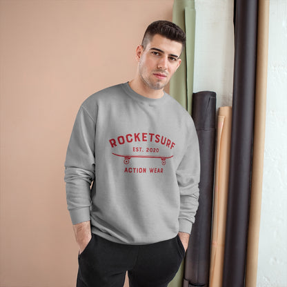 Champion Sweatshirt - RocketSurf Skate Club Red Lettering