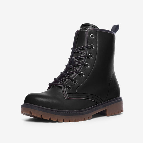 Casual Leather Lightweight boots MT - Black