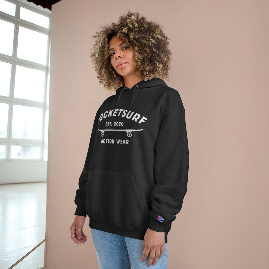 Champion Hoodie - RocketSurf Skate Club White Lettering