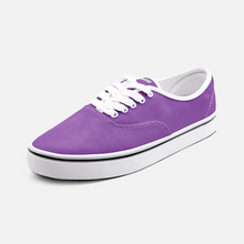 Cargar imagen en el visor de la galería, Unisex Canvas Low Cut Loafer Sneakers - Grape