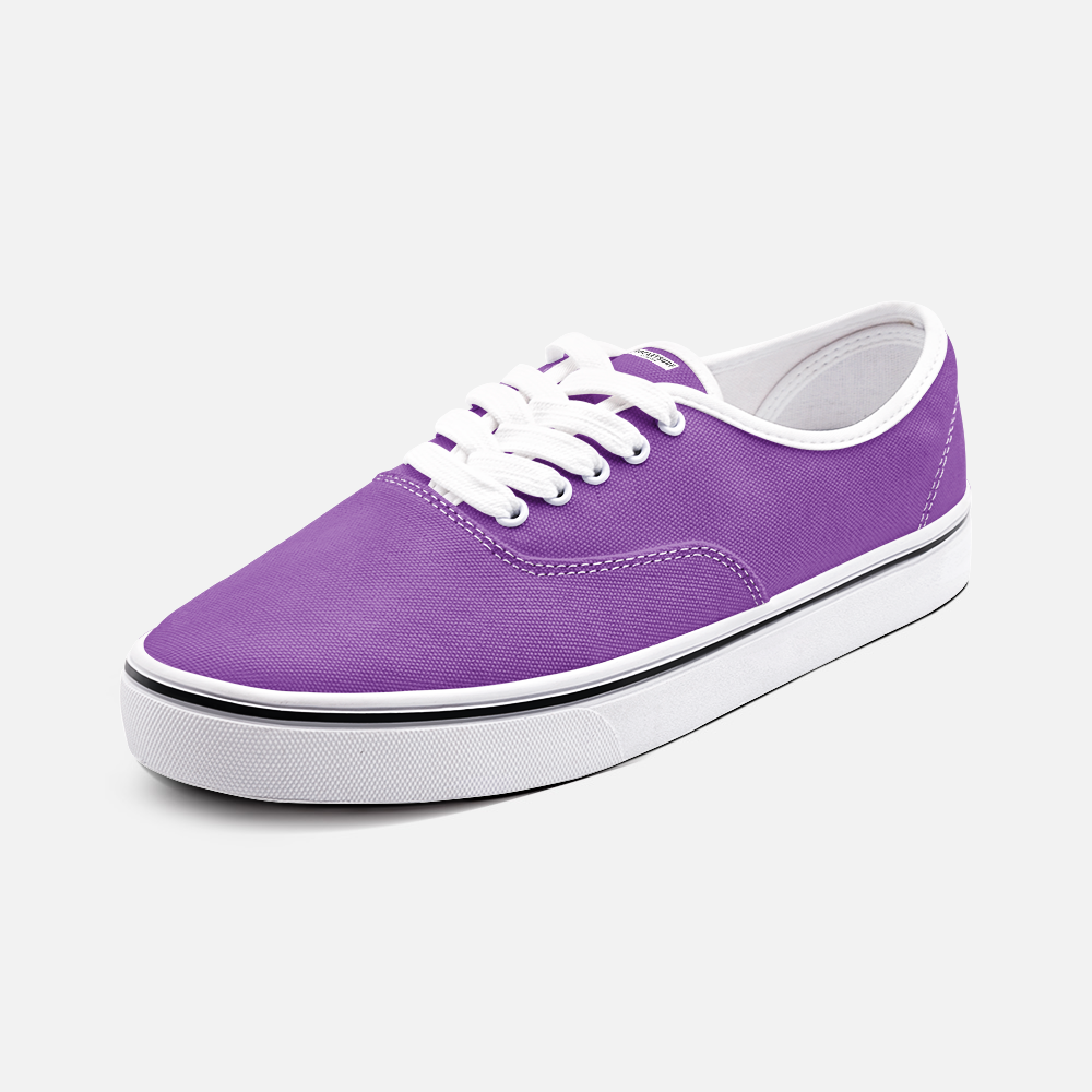 Unisex Canvas Low Cut Loafer Sneakers - Grape