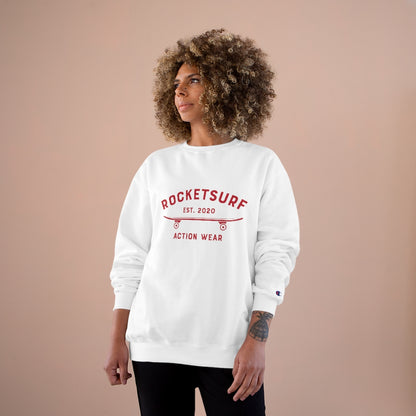 Champion Sweatshirt - RocketSurf Skate Club Red Lettering