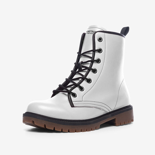 Casual Leather Lightweight boots MT - White