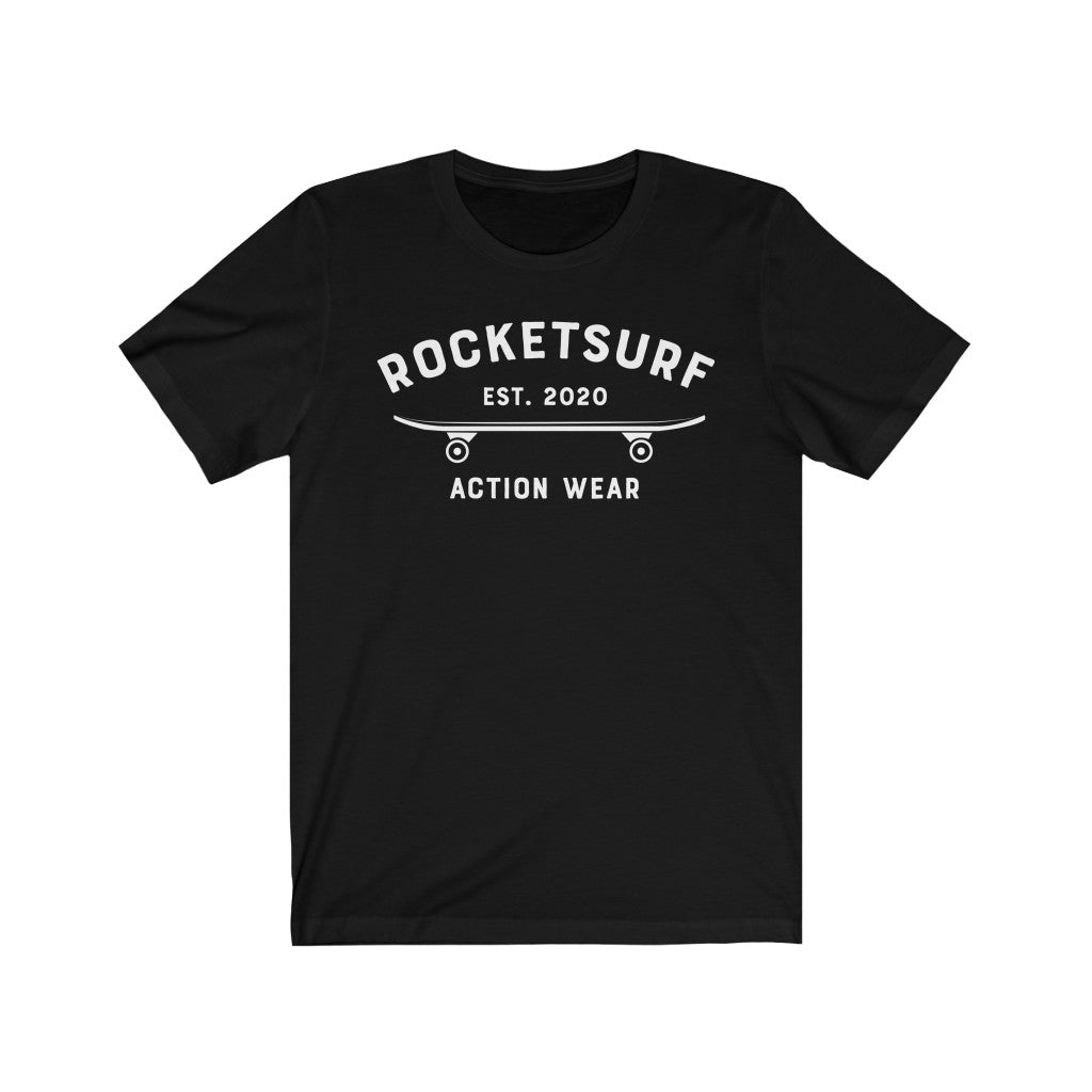 RocketSurf Skate Club Unisex Short Sleeve Tee - White Lettering