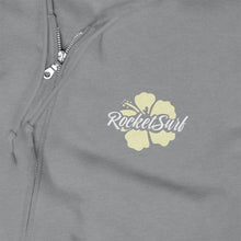 Load image into Gallery viewer, Unisex Zip Up Hoodie Yellow Flower