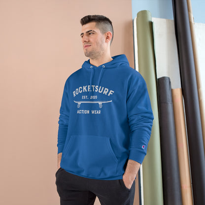 Champion Hoodie - RocketSurf Skate Club White Lettering