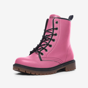 Casual Leather Lightweight boots MT - Pink