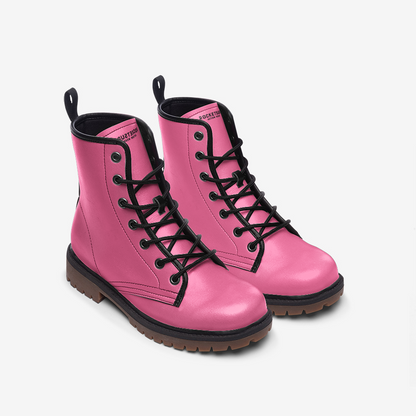 Casual Leather Lightweight boots MT - Pink