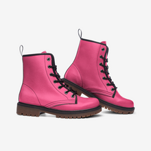 Carregar imagem no visualizador da galeria, Casual Leather Lightweight boots MT - Pink
