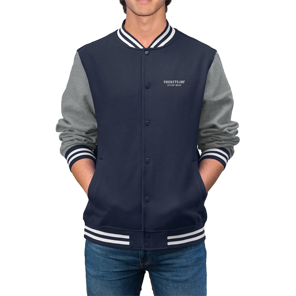 Men's Varsity Jacket - RocketSurf Logo