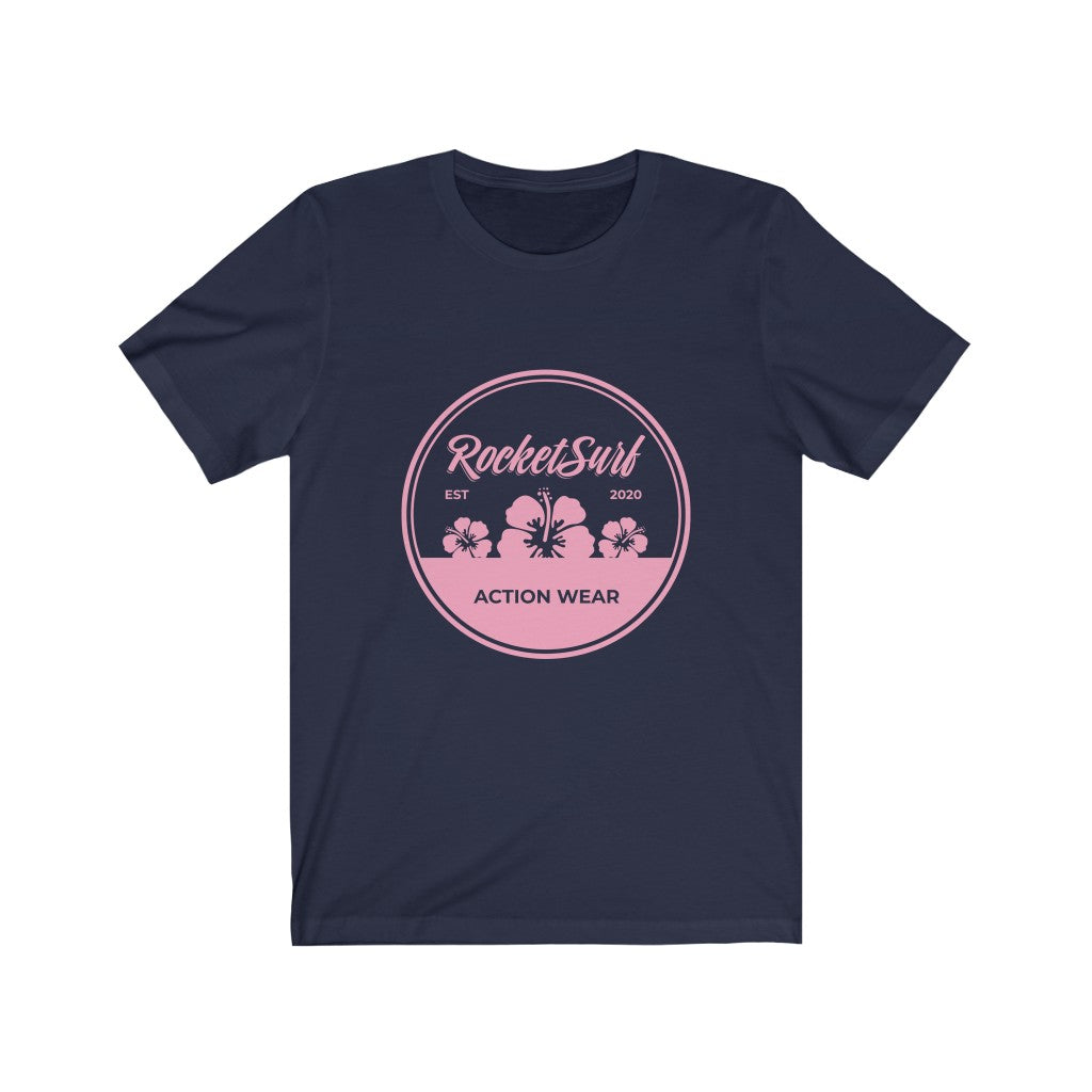 Unisex Jersey Short Sleeve Tee - Pink Flowers