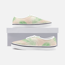 Carica l&#39;immagine nel visualizzatore di Gallery, Unisex Canvas Low Cut Loafer Sneakers - Palm Leaves