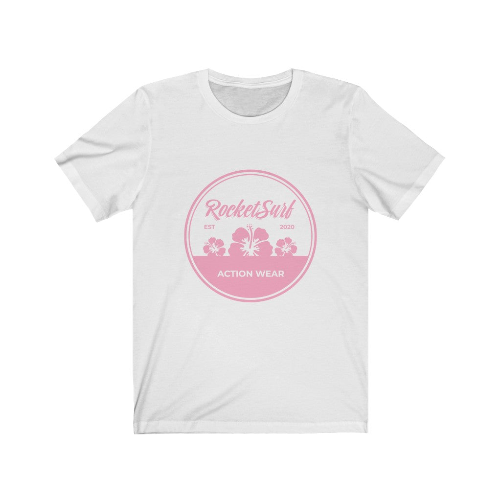 Unisex Jersey Short Sleeve Tee - Pink Flowers