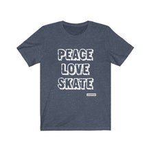 Cargar imagen en el visor de la galería, Peace Love Skate Unisex Short Sleeve Tee