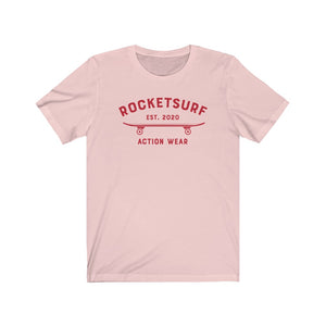 RocketSurf Red Skate Club Unisex Short Sleeve Tee